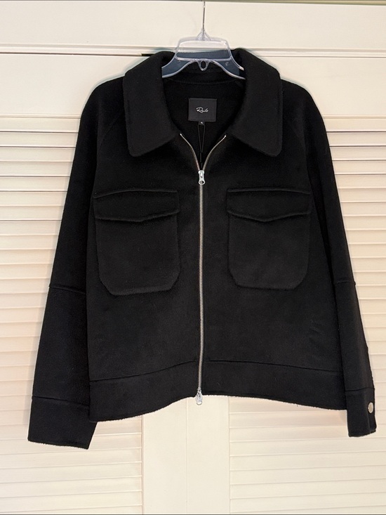 Rails Jackets & Blazers - NWT Women’s Rails Wool Blend, Black, Zip Jacket w/ Chest Pockets - Size XL